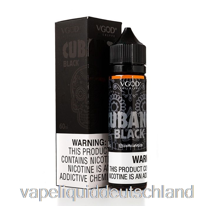 Cubano Black - Vgod E-Liquid - 60 Ml 0 Mg Vape Deutschland
